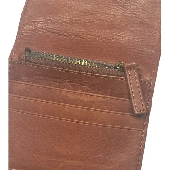 American Leather Co Women’s Brown Leather Wallet - Picture 5 of 7